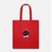 Tent In Night With Stars And Bear Paw Red Tote Bag